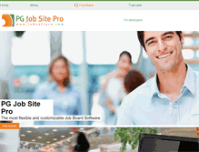 Tablet Screenshot of jobsoftpro.com
